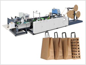 Grocery Paper Bag Machine with Logo Printing